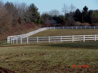 PVC Horse Fence